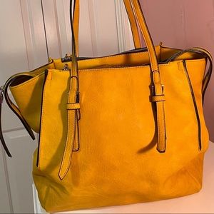 Mustard Yellow Large Purse